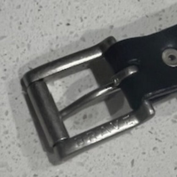 Brave Studded Leather Belt - Length 38" - Picture 4 of 6